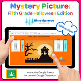 Digital Mystery Picture: Grade 5 Halloween Edition! Pixel Art