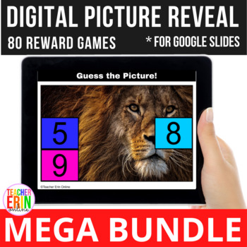 Preview of Digital Mystery Picture Reveal MEGA BUNDLE | 80 Picture Games | Google Slides