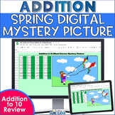 Digital Mystery Picture for Addition to 10 | Spring Additi
