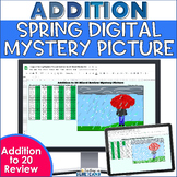 Digital Mystery Picture for Addition to 20 | Spring Additi