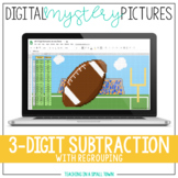 Digital Mystery Pictures // 3-Digit Sub // Google Classroo