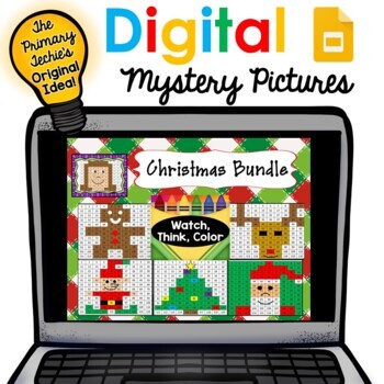 Preview of Digital Mystery Pictures - Christmas