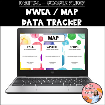 Preview of Digital NWEA - MAP Goal Setting Data Tracker for Google Slides