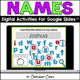 Digital Name Activities for Google Slides™