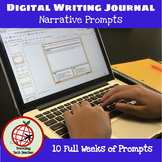 Digital Narrative Writing-10 Weeks of Prompts- Google Slides