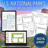 Digital National Park Research Graphic Organizers