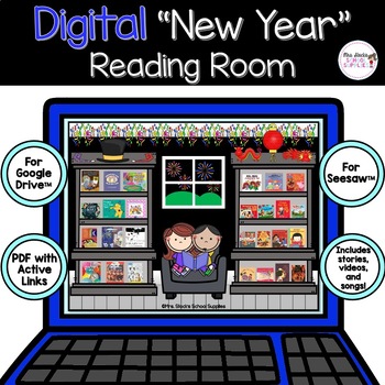 Preview of Digital New Year's Reading Room: For Google and Seesaw