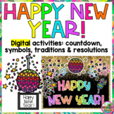 Digital 2024 New Year Activities, Countdown, Resolutions, 