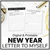 Digital New Years 2022 Letter To Myself Writing Assignment