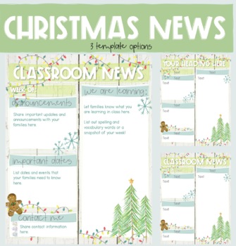 Preview of Digital Newsletter - Christmas Theme 
