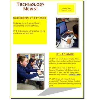 Preview of Digital Newsletter Template