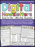 Digital Newsletter (Template for Powerpoint & Google Slides)