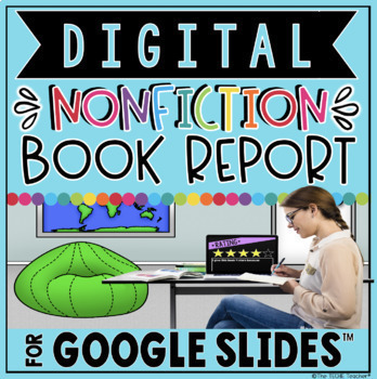 Preview of Digital Nonfiction Book Report in Google Slides™