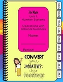 Digital Notebook 7th Grade Number Systems Unit