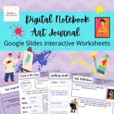 Digital Notebook "Art Journal" interactive google slides