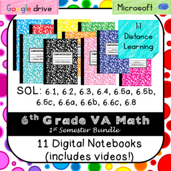 Preview of Digital Notebook BUNDLE  (VA 6.1, 6.2, 6.3. 6.4, 6.5, 6.6, 6.8)