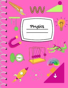 Preview of Digital Notebook Covers - Physics