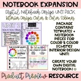 Digital Notebook EXPANSION pack Color+Color Schemes | Inte