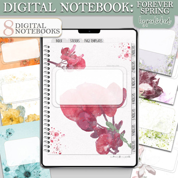 Preview of Digital Notebook: Forever Spring