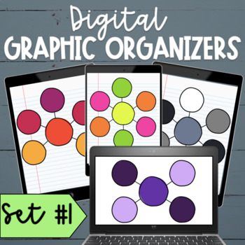 Preview of Digital Notebook Graphic Organizer Templates Web