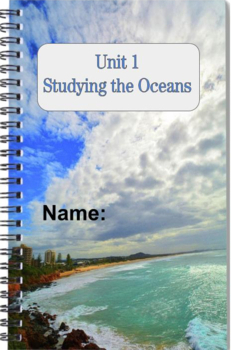 Preview of Digital Notebook Oceanography:  Unit 1 "The Oceans"