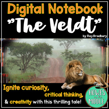 Preview of Literary Devices Digital Notebook Short Story Unit - Ray Bradbury's "The Veldt"