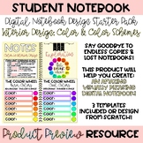 Digital Notebook Starter's Guide Color & Color Schemes |In