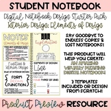 Digital Notebook Starter's Guide: Elements of Design Pack 