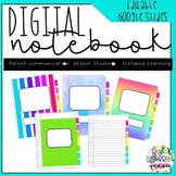 Digital Notebook Template (Google Slides)