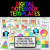 Digital Notebook Templates for Paperless Classrooms and Go