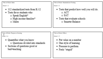 Preview of Digital Notecards