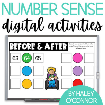 Preview of Digital Number Sense Activities {Google Classroom and Seesaw Compatible}