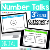 Digital Number Talks 3rd Grade Customary Measurement Math 