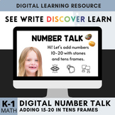 Digital Number Talks - Adding 15-20 with Tens Frames