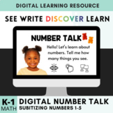Digital Number Talks - Subitizing 1-5