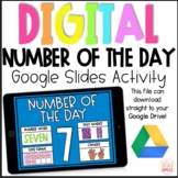 Digital Number of the Day | Google Slides