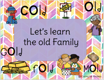 Preview of Digital- Old Word Family Games for Google Slides
