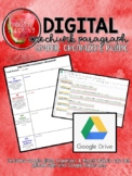 Digital One Chunk Paragraph Organizer & Rubric