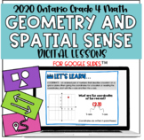 Digital Ontario Grade 4 Math Geometry and Spatial Sense | 