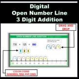 Digital Open Number Line 3 Digit Addition Practice