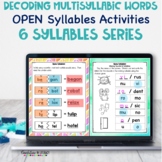 Digital Open Syllables Decoding Multisyllabic Words Phonic