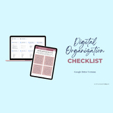 Digital Organization Checklist for Growing TPT Sellers