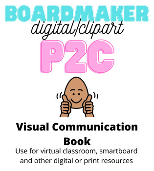 Preview of Digital P2C - Morning Visual Communication Book (Boardmaker) Autism