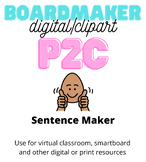 Digital P2C - Sentence Strip, Creator, Maker - Communicato