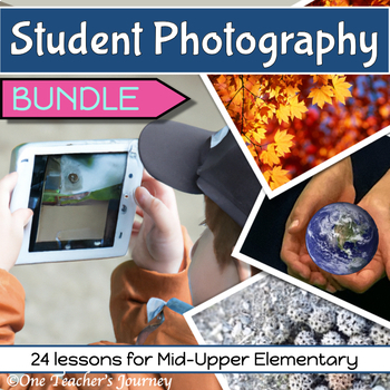 Preview of Digital PHOTOGRAPHY for iPADS BUNDLE of Unit 1 & Unit 2 with 24 lesson themes