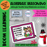 Digital PICTURE REVEAL Algebraic Reasoning Boom Learning℠ Quiz