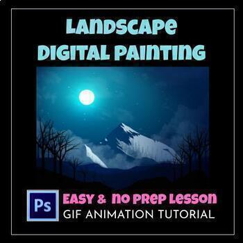 Preview of Digital Painting Landscapes with Adobe Photoshop Lesson, Graphic Art Project