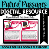 Digital Paired Passages February Google Classroom