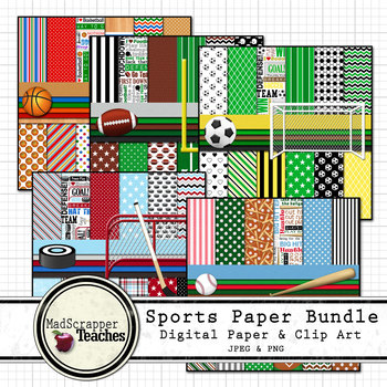 sports newspaper clipart background