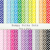 Digital Paper - Bumpy Polka Dots